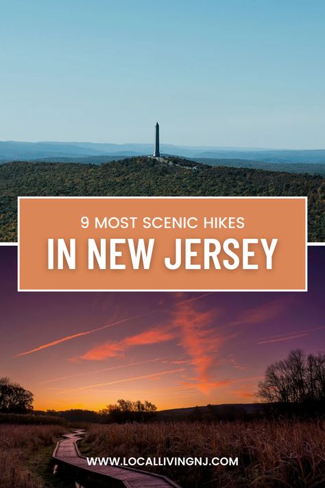 Explore the most scenic hikes in New Jersey! Discover breathtaking views and stunning landscapes on these top NJ trails. Liberty State Park, Family Hiking, Garden State, Stunning Landscapes, South Jersey, Stunning View, Outdoor Adventures, Breathtaking Views, State Park