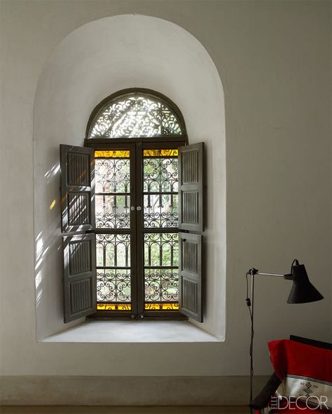 Riad Interior, Moroccan Hotel, Moroccan Window, Islamic Interior, Design Marocain, Interior Window Shutters, Moroccan Homes, Moroccan Interiors, Tuscan House