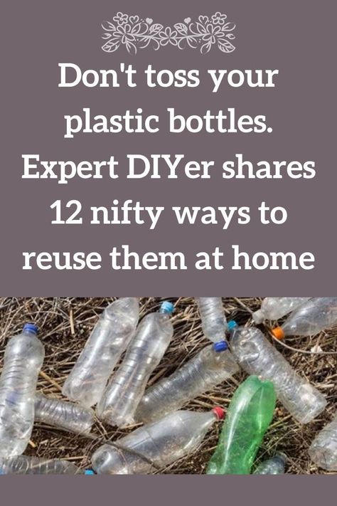 Creative Ways To Use Plastic Bottles Upcycle Plastic Water Bottles, Reusing Plastic Bottles, Recycled Plastic Bottle Planters, Diy Plastic Bottles Ideas Recycling, Downy Unstoppables Bottle Reuse, Crafts To Do With Plastic Bottles, Reuse Water Bottles Plastic Diy Crafts, Empty Water Bottle Crafts, Repurposed Plastic Bottles