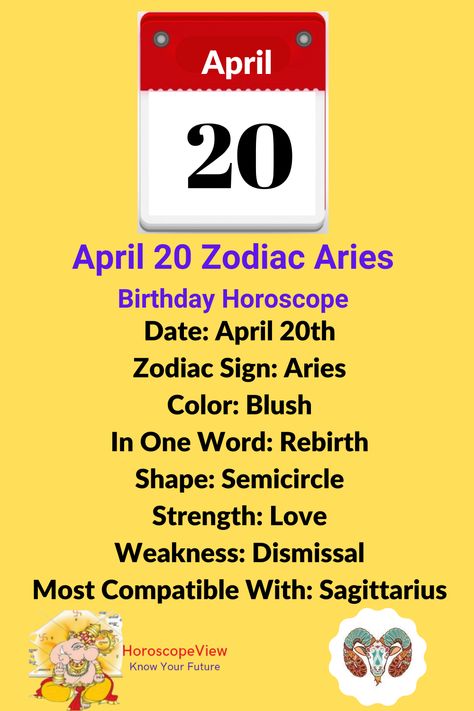 April 20 birthday personality Aries Personality Traits, April Zodiac, Birthday Personality, Aries Personality, Know Your Future, 20 Birthday, Birthday Horoscope, Horoscope Dates, Zodiac Sign Aries