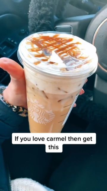 Starbucks Drinks Videos! ✨ on Instagram: "Order a "Iced caramel latte with vanilla sweet cream foam and caramel drizzle" 😋 - Credit : lexiestoll on tt - *We’re not sure if the drinks we post are still continued, we just love to show how they’re made! - 🎈FOLLOW @starbucksdrinksig FOR MORE🎈 - tags; #starbucks #starbucksdrinks #secretmenu #starbuckscoffee #starbuckssecretmenu #icedlatte #caramel #thatgirl #collegegirl #collegelifestyle #studentslife #reels #reelsinstagram #explorepage" Sweet Carmel Starbucks, Iced Carmel Starbucks Drinks To Order, Iced Caramel Starbucks Drinks Order, Sweet Starbucks Iced Coffee Caramel, Starbucks Iced Coffee Drinks To Order Caramel, Best Carmel Starbucks Drink, Starbucks Drinks To Try Caramel, Starbucks Drinks With Sweet Cream Foam, Starbucks Drinks Caramel Iced Coffee