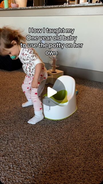 Natalia Berestovskaia on Instagram: "This is how I taught my one-year-old baby to use the potty on her own. Babies are quick learners, so the earlier you start potty training your child, the easier it will be for you #pottytraininngtips #pottytraining #pottytraininghowto Potty training. Potty training tips" How To Start Potty Training, Potty Training Time Schedule, Potty Training Must Haves, Potty Training Girls Under 2, How To Potty Train A Toddler Boy, Potty Training Girls 2 Year, Potty Training Station, Diy Potty Training Chart, Potty Training Ideas