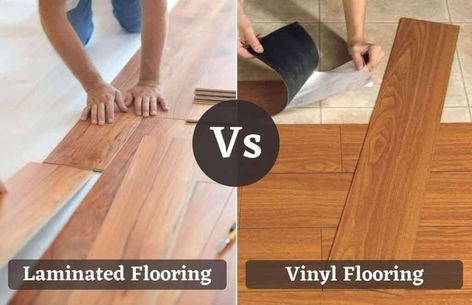 Laminate Vs Vinyl Flooring: Difference, Pros & Cons Vinyl Hardwood Flooring, Vinyl Wood Flooring, Vinyl Sheet Flooring, Waterproof Laminate Flooring, Flooring Laminate, Sheet Vinyl Flooring, Best Laminate, Click Flooring, Vinyl Laminate Flooring