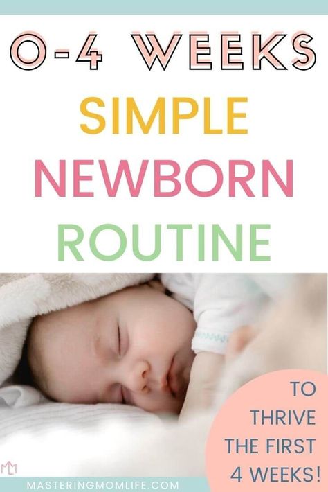 Routine For Newborn, Newborn Routine, Feeding Cues, Routine Schedule, One Month Baby, Newborn Schedule, Baby Routine, Week Schedule, Baby Schedule