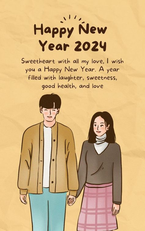 70 Best New Year 2024 Wishes for the Boyfriend  - iPhone2Lovely Cute Texts For Him Short, Happy New Year 2024 Gf, Happy New Year Husband Quotes, Best New Year Wishes For Boyfriend, New Year Wishes For Loved One, 2024 Love Quotes, New Year Wish For Girlfriend, How To Wish New Year To Boyfriend, Happy New Year Love Wishes