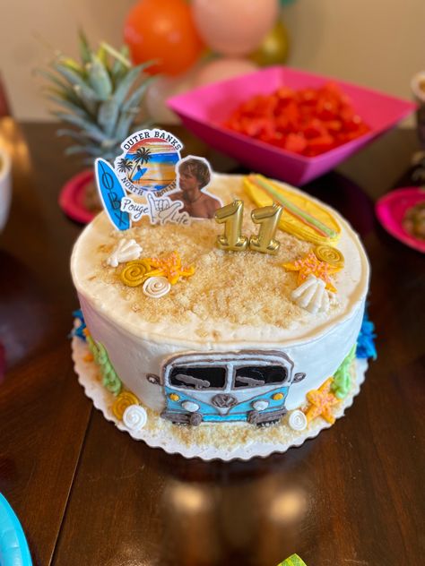 JJ, Outer Banks Birthday Cake Outer Banks, Outer Banks Cakes Ideas, Outer Banks Party Decorations, Obx Outer Banks Cakes, Tsitp Cake Ideas, Outerbanks Birthday Cake, Outer Banks Birthday Cake Ideas, Outer Banks Party Food Ideas, Jj Maybank Birthday Cake