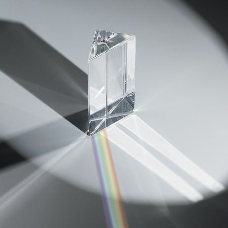 This prism shows an experiment that Isaac Newton did to show that once a white (or regular ray of sunlight) passes through a prism then the light with be separated due to the fact that each color of ROYGBIV (otherwise known as the rainbow) is a characteristic of a distinct wavelength that bend at varying angles while going through the prism, so the light rays are separated and each color can be seen individually. Usually the red wavelengths are the longest of ROYBGIV and violet is the shorte... Best Educational Toys, Science Activities For Kids, Science Toys, Indoor Toys, Science Kits, Soap Bubbles, Dna Test, Stem Toys, Prisms