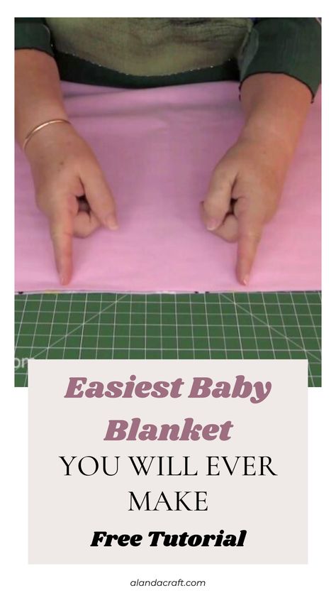 Craft a cuddly masterpiece with our easy-to-follow video tutorial and step by step written instructions. Whether you're new to sewing or an already experienced crafter, our tutorial will show you how to make the perfect baby blanket every time Easy To Make Baby Blankets, What Size Is A Baby Blanket, Size Of Baby Blanket, Simple Baby Blankets To Sew, Easy Baby Blanket Sew, East Baby Blanket, Diy Baby Blanket Sew, How To Make A Baby Blanket, Toddler Blankets To Sew