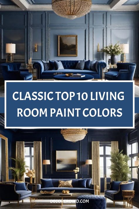 [object Object] Living Room Blue Paint Color Ideas, Paint Colors For Den Family Rooms, Blue Paint Living Room Ideas, Blue Paint For Living Room, Cozy Living Room Colors Schemes, Blue Paint Colors For Living Room, Best Colors For Living Room Walls, Livingrooms Design Ideas Colors, Modern Living Room Paint Color Ideas