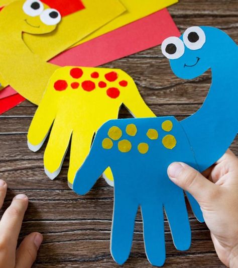 Dinosaur Crafts For Preschoolers, Easy Dinosaur Crafts, Diy Dinosaur, Crafts For Preschoolers, Dinosaur Crafts, Craft For Kids, For Kids