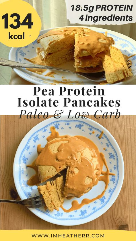 Pea Protein Pancakes, Pea Protein Recipes, Low Calorie Brownies, Protein Powder Pancakes, Low Carb Paleo Recipes, Gi Diet, Fasting Recipes, Food Sensitivity, Microwave Snacks