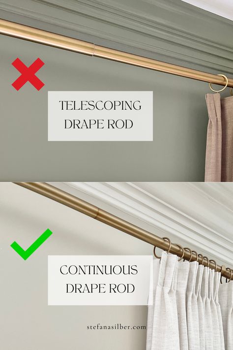 Curtains Across Multiple Windows, Extra Long Window Curtain Rods, Curtain And Drapes, When To Use Curtains Or Shades, Curtains On Long Wall Of Windows, Diy Extra Long Curtains, Diy Curtain Rods For Large Windows, Curtains For Extra Wide Windows, Ikea Drapes Hack