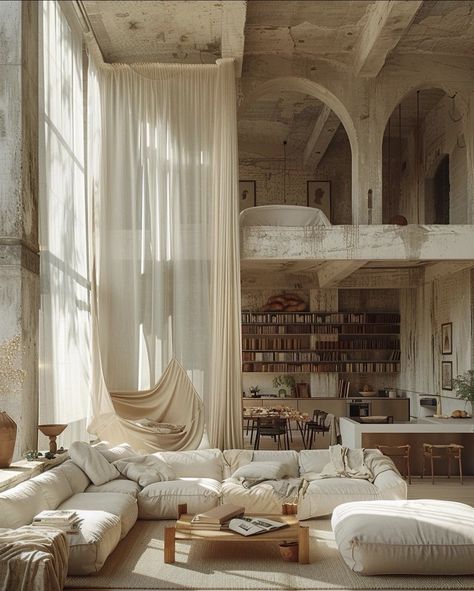 A Concept inspired by Ricardo Bofill's "La Fábrica". Ricardo Bofill, Interior Design Per La Casa, Design Del Prodotto, Dream House Interior, Rustic Living Room, Dream House Decor, House Inspo, Dream Home Design, Marbella