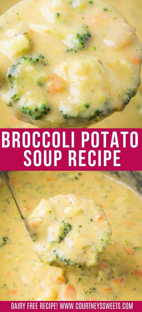 Broccoli And Potato Soup Recipes, Brocoli Potato Cheese Soup Crockpot, Brocoli Cheddar Potato Soup, Summer Potato Soup, Broccoli Cheese Potato Soup With Velveeta, Ham Broccoli Potato Soup, Ham Potato Broccoli Cheese Soup, Easy Vegetarian Potato Soup, Cheddar Brocolli Potato Soup