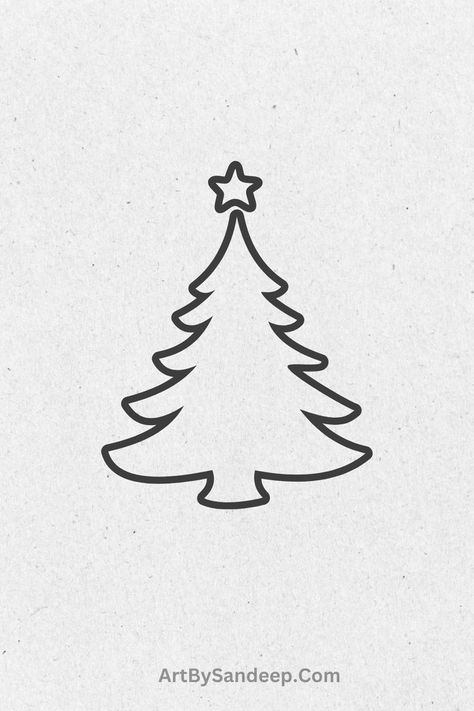 75+ Christmas tree drawing ideas that will bring joy to your holiday season. Learn how to draw classic, modern, and whimsical Christmas trees with ease. Christmas Tree Ideas Drawing Easy, Cute Xmas Tree Drawing, Christmas Tree Simple Drawing, X Mas Tree Drawing, Christmas Tree Cartoon Drawing, Christmas Tree Drawing Simple, Christmas Tree Drawing Aesthetic, Christmas Tree Drawing For Kids, How To Draw A Christmas Tree