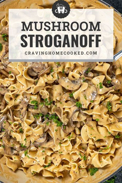 Savor the rich flavors of my easy Mushroom Stroganoff. A perfect vegetarian delight packed with a variety of mushrooms and a creamy sauce! #MushroomStroganoff #VegetarianRecipes #EasyDinnerIdeas #HealthyEating #ComfortFood #HomeCooking #RecipeOfTheDay #CookingAtHome #Foodie #TastyVegetarian #MeatlessMonday #PastaLovers #DeliciousFood #CookingInspiration #VegetarianCooking One Pot Mushroom Stroganoff, Easy Mushroom Stroganoff Recipe, Mushroom Stroganoff Crockpot, Vegetarian Stroganoff Recipe, Creamy Mushroom Stroganoff, Vegetarian Mushroom Stroganoff, Mushroom Stroganoff Vegetarian, Easy Mushroom Stroganoff, Vegetarian Stroganoff