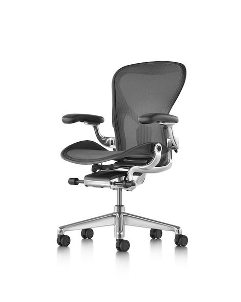 Herman Miller Office, Herman Miller Office Chair, Herman Miller Aeron, Aeron Chair, Herman Miller Aeron Chair, Design Café, Best Office Chair, Office Chair Design, Small Chair