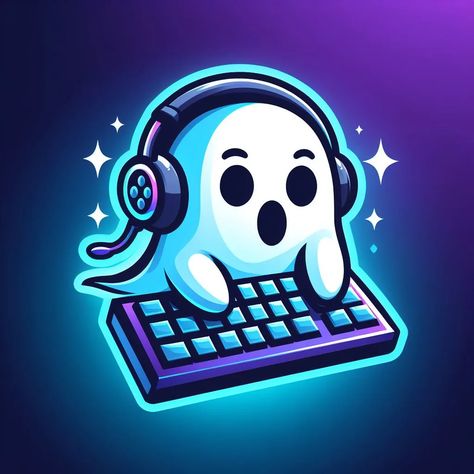 I will make unique ghost gaming mascot logo design with unlimited revision Gaming Pfp Aesthetic, Anime Gaming Logo, Best Gaming Profile Picture, Youtube Logo Gaming, Ghost Logo Design, Toxic Logo, Logo Design Gaming, Uv Logo, Spooky Doodles