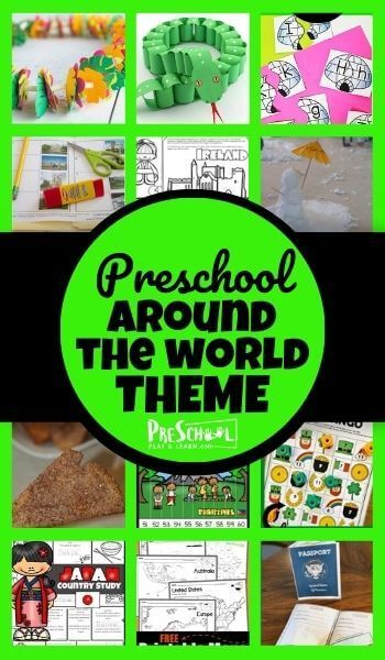 Preschool World Crafts, Our World Crafts For Preschoolers, Families Around The World Preschool, Multi Cultural Activities For Preschool, Around The World Gross Motor Activities, Around The World Literacy Activities, Preschool World Theme, My World Preschool Activities, The World Around Us Activities Eyfs