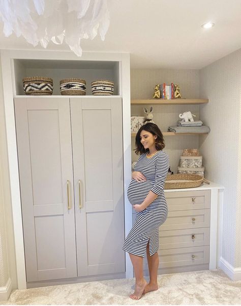 Celebrity Nurseries, Wardrobe Images, Built In Wardrobes, Lucy Mecklenburgh, Stacey Solomon, Animal Nursery Theme, Stylish Nursery, Nursery Room Inspiration, Going Home Outfit