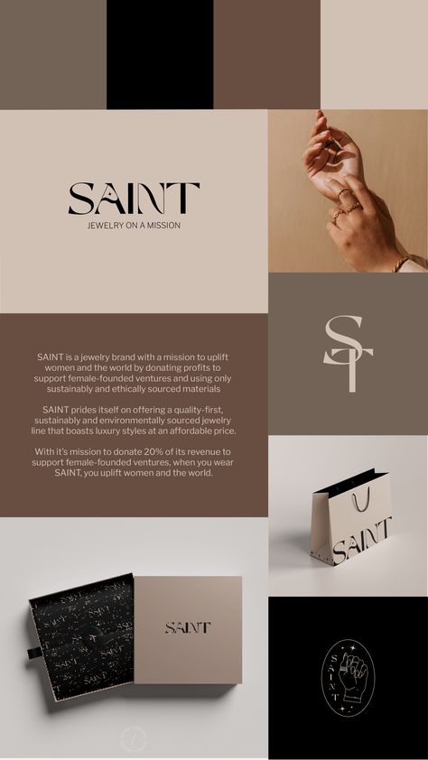 saint jewelry Store Branding Design, Jewelry Store Branding, Fiverr Profile, Best Logo Maker, Store Branding, Mises En Page Design Graphique, Jewelry Logo Design, Business Branding Inspiration, Saint Jewelry