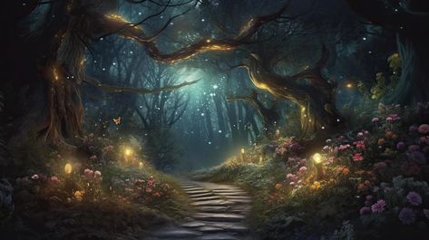 Forest Background, Mystical Forest, Magic Forest, Fantasy Forest, Forest Wall Art, Fantasy Fairy, Forest Landscape, Forest Fairy, Magical Forest