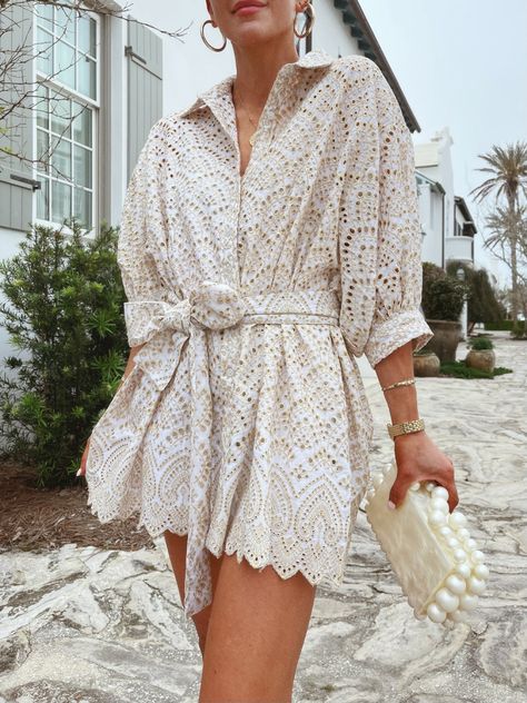 Eyelet Dresses | Cella Jane Eyelet dress round up! Sharing some of my favorite dresses for spring English Embroidery, Dresses For Spring, Cotton Tunic Dress, Cella Jane, Classy Summer Outfits, Beach Coverup Dress, Cotton Tunic, Short Lace Dress, White Short Dress