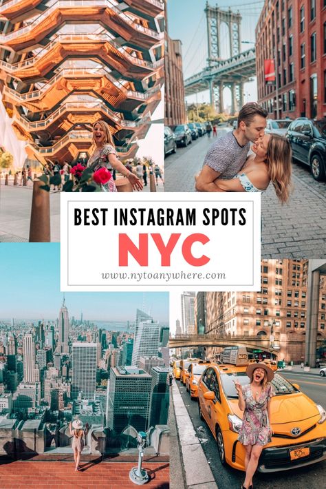 Best Nyc Photo Spots, Instagram Nyc Places, New York Night Outfit Fall, Best Instagram Spots In Nyc, Ny Places To Visit, Spanish Harlem Nyc, Best Photo Spots In Nyc, Most Instagrammable Places In Nyc, New York Instagram Spots