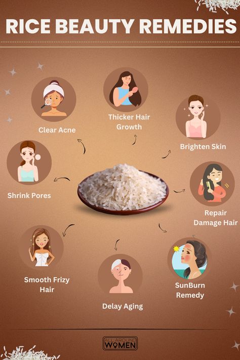 Rice Beauty Remedies, Home Remedies Glowup Tips, Benefits Of Rice, Ayurvedic Hair Care, Turtle Pond, Skin Care Routine Order, Beauty Hacks Skincare, Face Tips, Ayurvedic Healing, Clear Healthy Skin