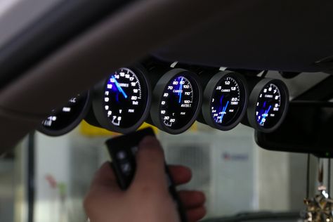 Rally Car Interior, Car Light Design, Low Gas Gauge In Car, Aksesoris Jeep, Car Check Engine Light, Car Gauges Dashboards, Electric Go Kart, Cool Truck Accessories, Suzuki Sx4