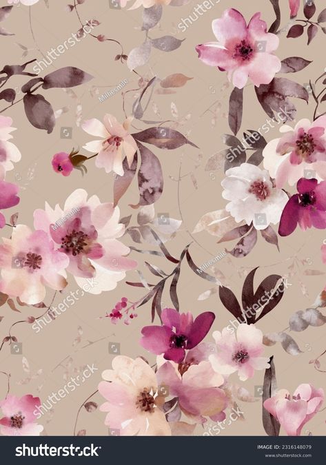 Watercolor Floral Seamless Pattern Perfect Textile Stock Illustration 2316148079 | Shutterstock Watercolor Flowers Allover, Watercolor Allover, Allover Design Pattern, Watercolor Flowers Pattern, Allover Design, Watercolor Floral Pattern, Floral Seamless Pattern, Allover Pattern, Abstract Drawings