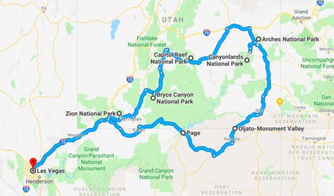 Utah National Parks Road Trip: A Spectacular One Week in Utah Itinerary Utah Road Trip National Parks, National Park Road Trip Map, Utah National Parks Road Trip Itinerary, Utah Itinerary, Utah National Parks Map, Utah National Parks Road Trip Map, National Parks In Utah, Us National Parks Map, National Parks Road Trip