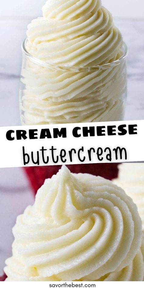 Buttercream on a cupcake. Stiff Cream Cheese Frosting, Recipe For Cream Cheese, Cream Cheese Buttercream Frosting, Spicy Dip, Frosting Recipes Easy, Cake Frosting Recipe, Cream Cheese Buttercream, Homemade Frosting, Cream Cheese Frosting Recipe