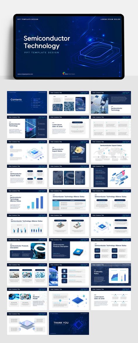 Technology Theme related PPT Templates. Get your own editable pre-designed slides. #SlideMembers #Business #Technology #IT #Semiconductor #Device #Industries #Machinery #Electronics #Microchip #Intel #Samsung #Industrial #Smart #Professional #Simple #Modern #Mockup #Infographics #Diagram #Multipurpose #Proposal #Profile #Layout #Report #Cover #PPT #TemplateDesign #FreePresentation #PowerpointTemplate #Presentation #Templates #FreeTemplate #Slides #GoogleSlides #PowerPoint #freePPT #Keynote Computer Powerpoint Template, Professional Powerpoint Design, Powerpoint Design Technology, Technical Presentation Design, Ppt Theme Free Presentation Templates, Ppt Technology Design, Technology Presentation Design, Academic Branding, Ppt Cover Design