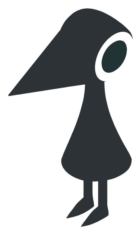 Cute Crow Drawing, Crow Themed Character, Crow Character Design, Crow Person Character Design, Cute Crow Illustration, Video Game Character Design, Crow Character, Crow Ideas, Ida Monument Valley