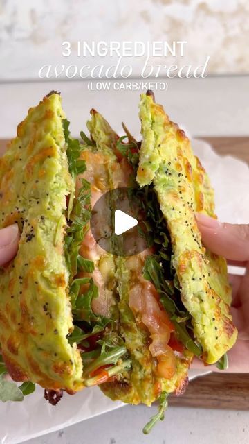 Avocado Flat Bread Recipe, Avocado And Egg Recipes, Avocado Recipes Videos, Avocado Bread Recipe, Avocado Bread 3 Ingredients, Bread And Egg Recipes, Avocado Bread Recipes, Avocado Healthy Recipes, Breakfast With Avocado