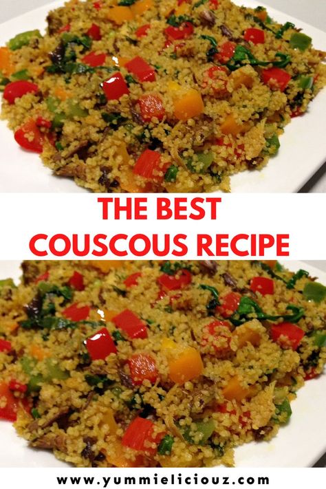 Healthy Couscous Recipes Dinners, Recipe With Couscous Dinners, Cous Cous Recipes Mediterranean, How To Cook Couscous, Couscous And Chicken Recipes, Easy Couscous Recipes, Couscous For Breakfast, Chicken And Cuscus Recipes, Cuscus Recipes