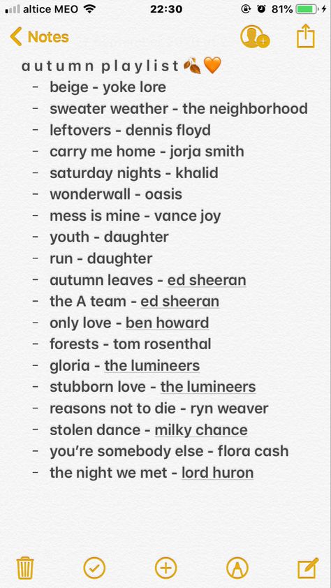 Fall Vibes Songs, Playlist For Fall, Songs For Autumn Playlist, Names For Fall Playlist, Fall Playlist Names Ideas, Autumn Vibes Playlist, Holiday Playlist Names, Songs To Add To Your Fall Playlist, Songs That Feel Like Fall