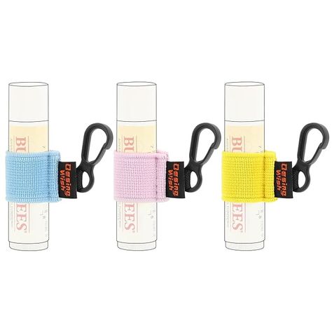 Amazon.com: Desing Wish 3 PCS Mini Chapstick Holder Keychain Elastic Sleeve Chapstick Keychain Holder for Lip Balms/Lip Gloss/Lipsticks, Portable Lip Balm Holder Sleeves for Keys/Purse/Lanyard - Black : Beauty & Personal Care Mini Chapstick, Lip Balm Design, Lipstick Keychain, Lip Gloss Holder, Chapstick Keychain, Chapstick Holder Keychain, Lipstick Container, Balm Lipstick, Product Tester