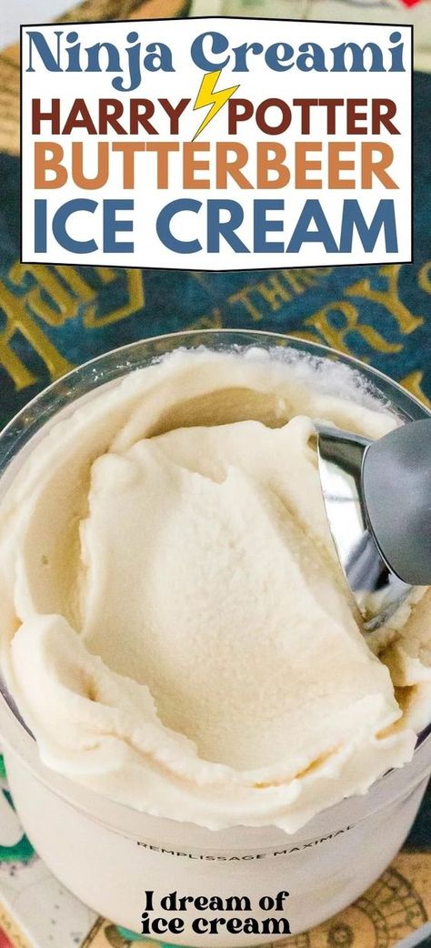 Ice Cream Maker Recipes Healthy, Butterbeer Ice Cream, Homemade Butterscotch, Beer Ice Cream, Ninja Ice Cream Recipe, Protein Ice Cream Recipe, Healthy Ice Cream Recipes, Ice Cream Maker Recipes, Ninja Recipes