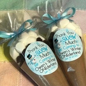 Hot Cocoa Favors, Holiday Teacher Gifts, Boat Diaper Cake, Winter Onederland Party Girl, Hot Chocolate Favors, Frozen Party Favors, Winter Onederland Birthday Party, Hot Chocolate Cocoa