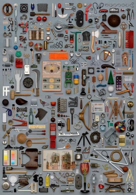 Things Organized Neatly, Collections Of Objects, Foto Art, Name Design, Design Museum, No Name, Modern Life, Objects Design, Displaying Collections