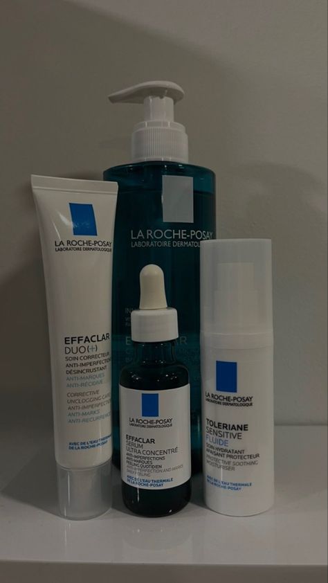 La Roche Posay Skincare Aesthetic, Skin White Cream, Skin Products Aesthetic, Hair Wash Products, La Roche Posay Aesthetic, La Roche Posay Skincare Routine, La Roche Posay Serum, La Roche Posay Products, La Roche Posay Skincare