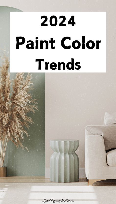 Wondering what paint colors are trending in 2024? Find out what designers are saying and what is actually being painted in real homes. Second Floor Paint Colors, Effects Of Painting Different Walls, Best Paint Colors For 2020, House Paint Living Room, Designer Favorite Paint Colors, Best Home Colors Interiors, Wall Colors 2024 Trends, Interior Paint For Small House, Colour Schemes For Living Room Color Trends