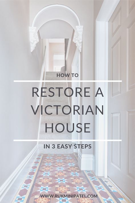 Victorian Home Before And After, Bedroom In Victorian House, Late Victorian House Interior, Refurbished Victorian House, Victorian House Colors Schemes, 1910 Victorian House, Victorian House Details, Victorian House Entryway, Victorian Row House Interior