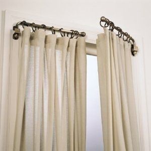 Answers: Window Covering Challange: Historic Casement Windows that open inward | Houzz Swing Arm Curtain Rods, Curtain Diy, Diy Casa, Hus Inspiration, Sheer Curtain, Curtain Rod, My New Room, Floral Patterns, Window Coverings