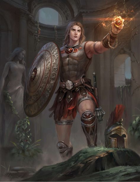 Roman Characters, Roman Warriors, Greek Warrior, Rpg Characters, Knight Art, Dungeons And Dragons Characters, Dnd Art, Fantasy Male, Chuck Norris