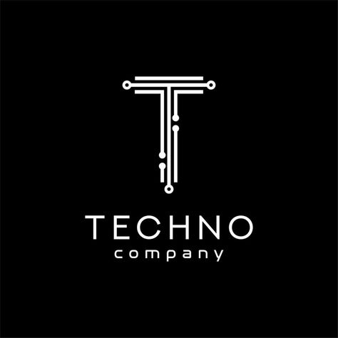 Letter T Tech Logo, For modern technology companies Logo Design Inspiration Technology, Logo For Technology, Logo Design For Technology, Logo For Technology Company, It Technology Logo, Logo For Software Company, Website Design Logo, Tech Company Logo Design, Tech Logos Inspiration