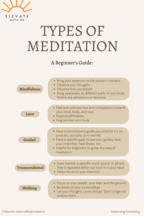 There is no right way or one way to meditate. Many beginners believe it's not for them... maybe you just haven't found what works best for you! Meditating For Beginners, Different Kinds Of Meditation, Stages Of Meditation, Different Meditation Techniques, How To Start Meditation Practice, How To Do Meditation For Beginners, Meditation Tips For Beginners, Type Of Meditation, Different Forms Of Meditation