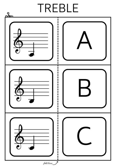 Music Flash Cards Printable Treble Clef Flashcards for Beginner Musicians and Kids Easy to Read Music Theory Musical Note Memorization Tool by OneDollarMusicShop on Etsy Piano Music For Kids, Music Flashcards, Music Printables, Piano Teaching Resources, Read Music, Jealous Of You, Piano Teaching, Music Sheets, Music Class